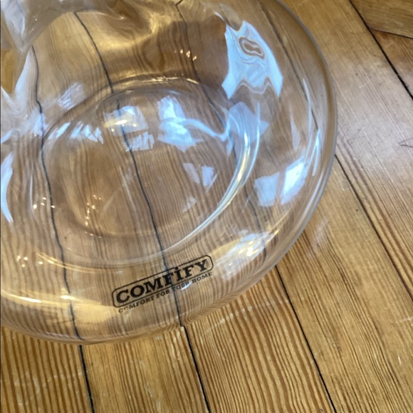 Comfify glass wine decanter  10” high 9” wide - Picture 5 of 7